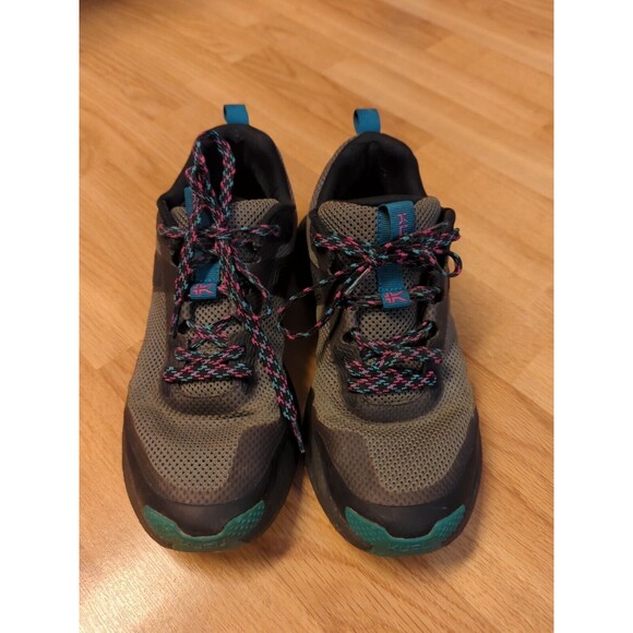 Kuru Atom Sneakers Shoes Womens 9 Lace Up Black Gray Comfort Hiking Outdoor - Picture 2 of 8